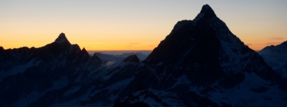 VS-I, Dent d'Hérens 4171 m, Matterhorn 4478 m