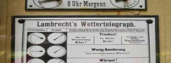 VS, Lambrecht'sche Wettersäule, errichtet 1903, Gletsch, Oberwald