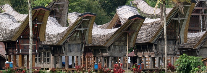Fernweh Indonesien - Molukken - Sulawesi Kete Kesu Tongkonan